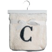 Wholesale - MONOGRAM GREY/WHITE BLANKET C/P 7, UPC: 784857770964